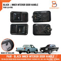 Black Inner Door Handle Pair for Mazda B-Series Bravo UF 323 626 (1994-2006)
