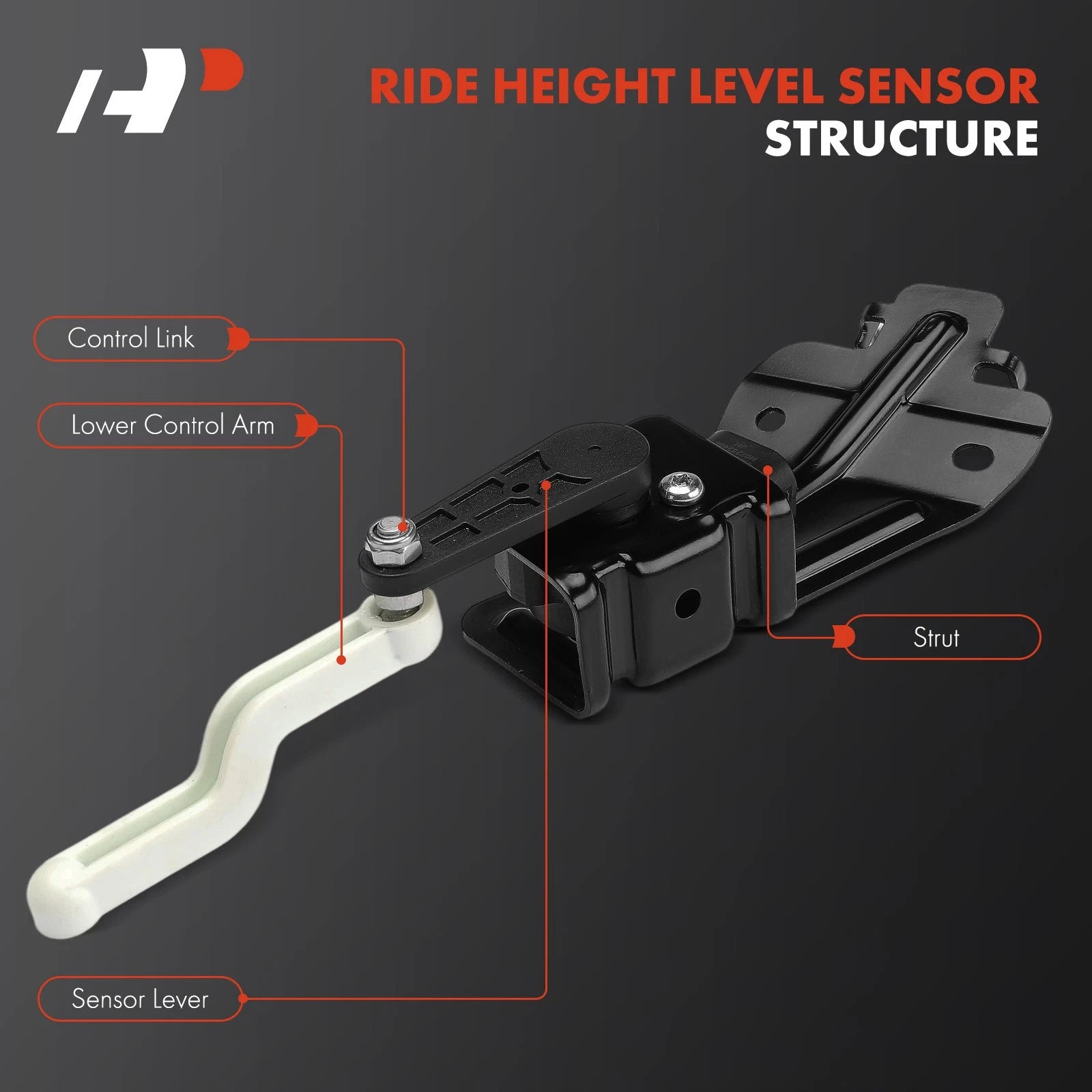 Rear Ride Height Level Sensor Assembly for Jeep Cherokee KL (2015-2018)