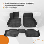 Set of 4 Carpet Floor Mats for BMW 320i 330e 335i 335is (2012–2018) Black TPE