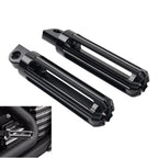 2X Male Mount Foot Pegs for Harley Touring Sportster Softail Dyna