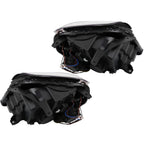 Pair Halogen Headlights for GMC Terrain (2010–2015) Chrome Clear Lens