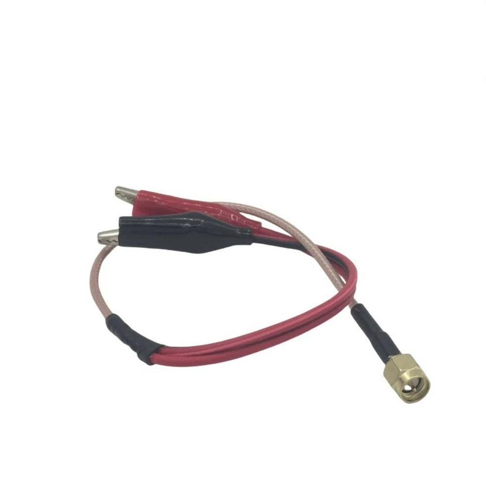 SMA Male to Alligator Grip RF Coaxial Cable Adapter for Radio Tests