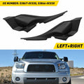 Front Windshield Wiper Side Cowl Extension Cover Trim for Toyota Tundra (2007–2013)