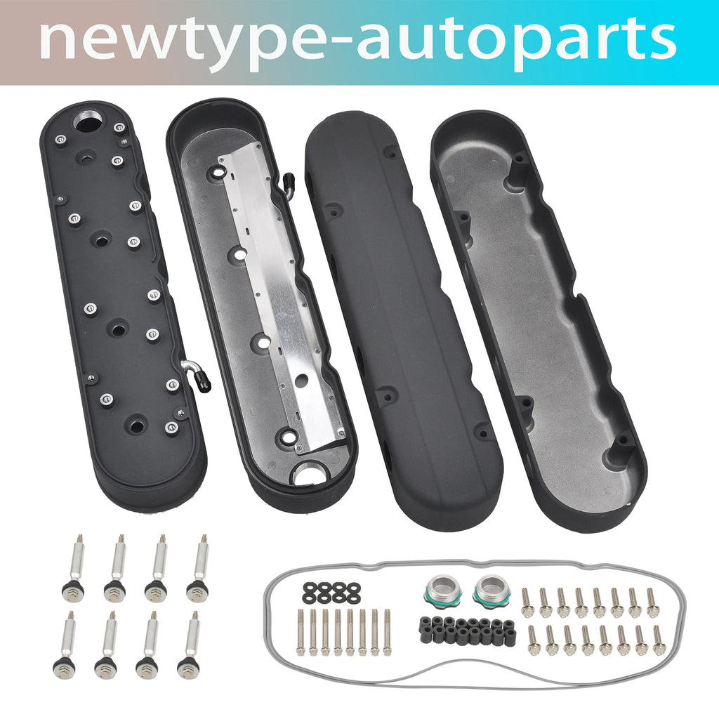LS Smooth Cast Valve Covers with Coil Mounts for Chevy Small Block SB V8