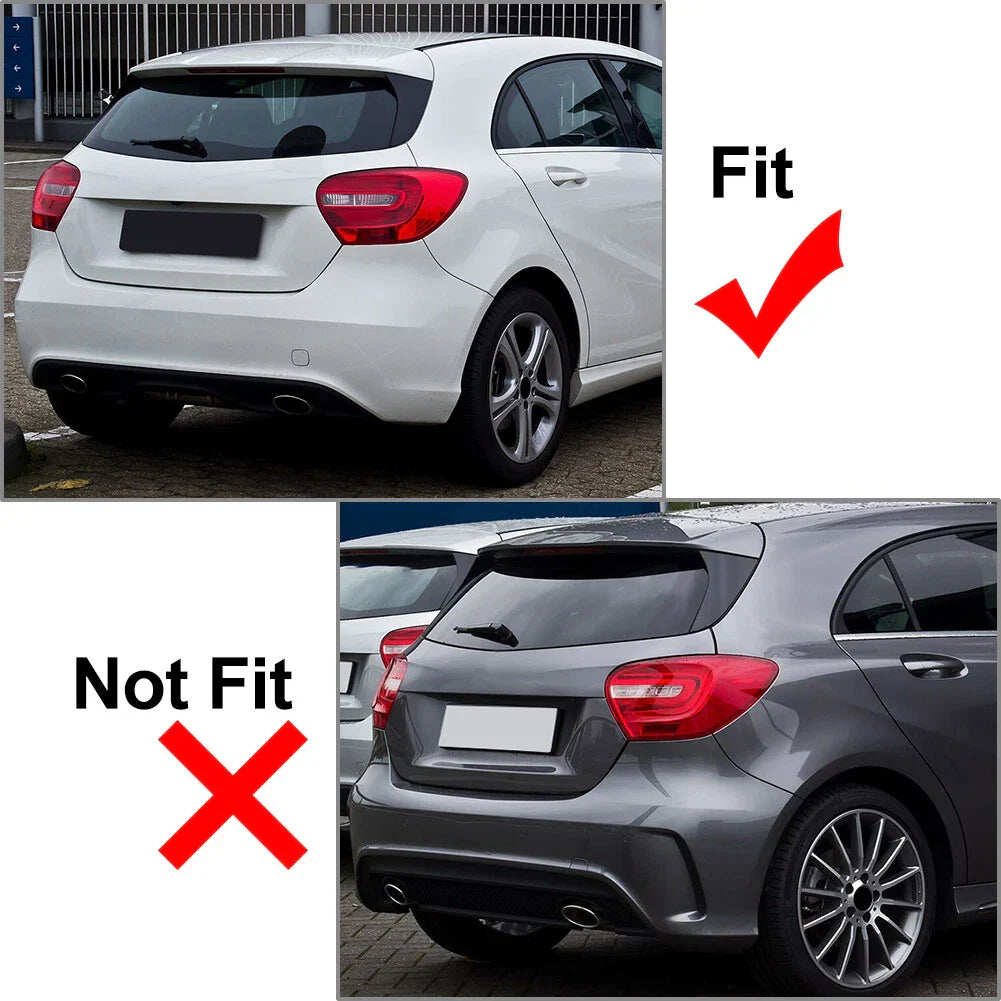 Rear Bumper Side Splitters for Benz A Class W176 A180 A200 A250 (13-18)