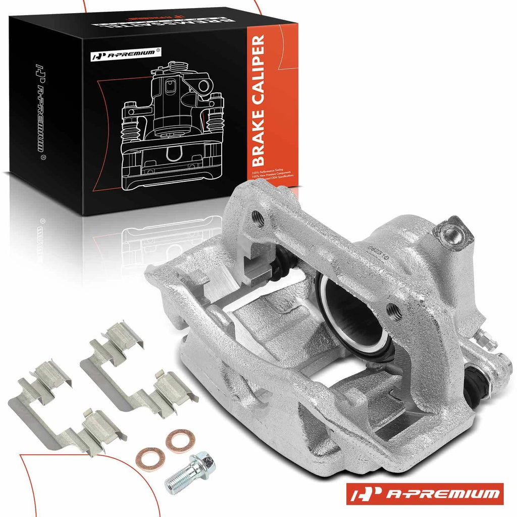 Front Driver Side Disc Brake Caliper with Bracket for Mercedes-Benz C230 (2003–2007)
