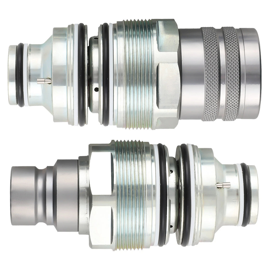 Flat Face Coupler Kit for Bobcat Loader 753 763 (6679837, 6680018)