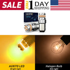 2X Amber Yellow LED Turn Signal Bulbs for AUXITO 1157