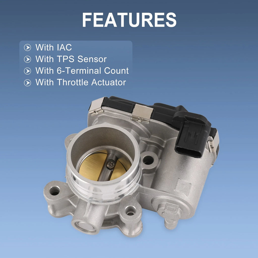 Throttle Body for Chevrolet Malibu, Equinox, Buick Encore, GMC Terrain (2010–2017)