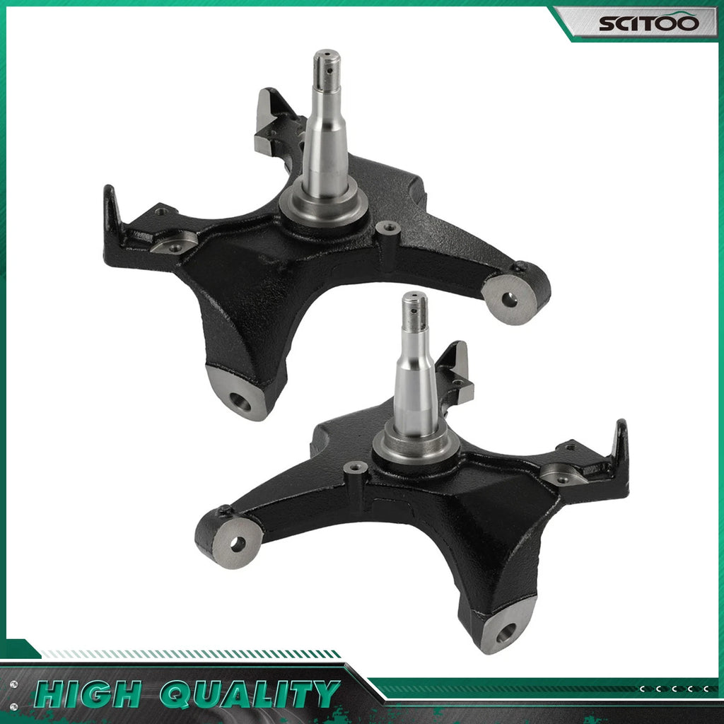 Front 2" Drop Axle Spindle Kit for Chevy C1500 C2500 GMC Yukon (1988–1998)