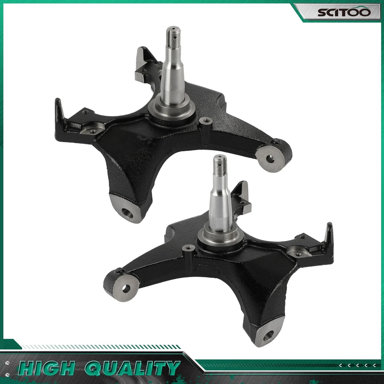 Front 2" Drop Axle Spindle Kit for Chevy C1500 C2500 GMC Yukon (1988–1998)