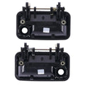 Door Handle Outer Set of 2 Black Front Left+Right for Suzuki Swift (1989–1999)