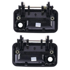 Door Handle Outer Set of 2 Black Front Left+Right for Suzuki Swift (1989–1999)