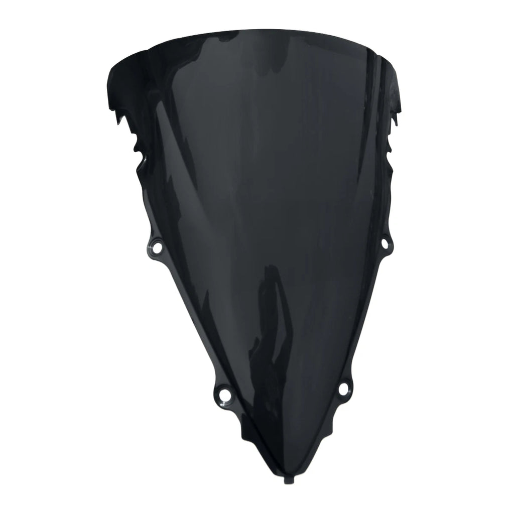 Black Dual Bubble Windshield for Yamaha YZF R6 (2003–2005) PMMA