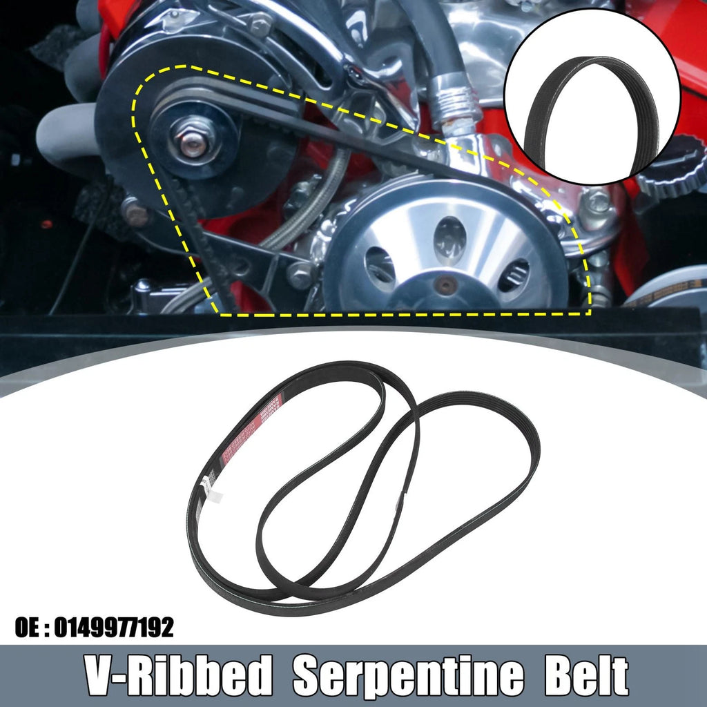 Rubber V-Ribbed Serpentine Belt for Mercedes-Benz S430 (2000–2006) 6PK2380 0149977192