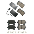 Akebono EURO Front & Rear Ceramic Brake Pad Kit for Audi Q5 (2009–2017)