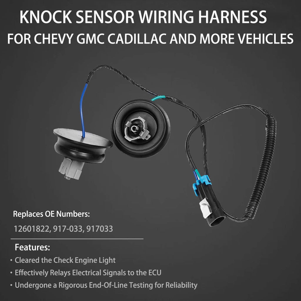 Knock Sensor Wiring Harness for Chevy GMC 1500 2500 3500 (2000-2006)
