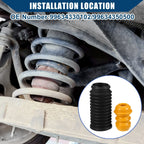 Strut Bumper Bump Stop with Dust Cover for Porsche 996 (1999-2004)