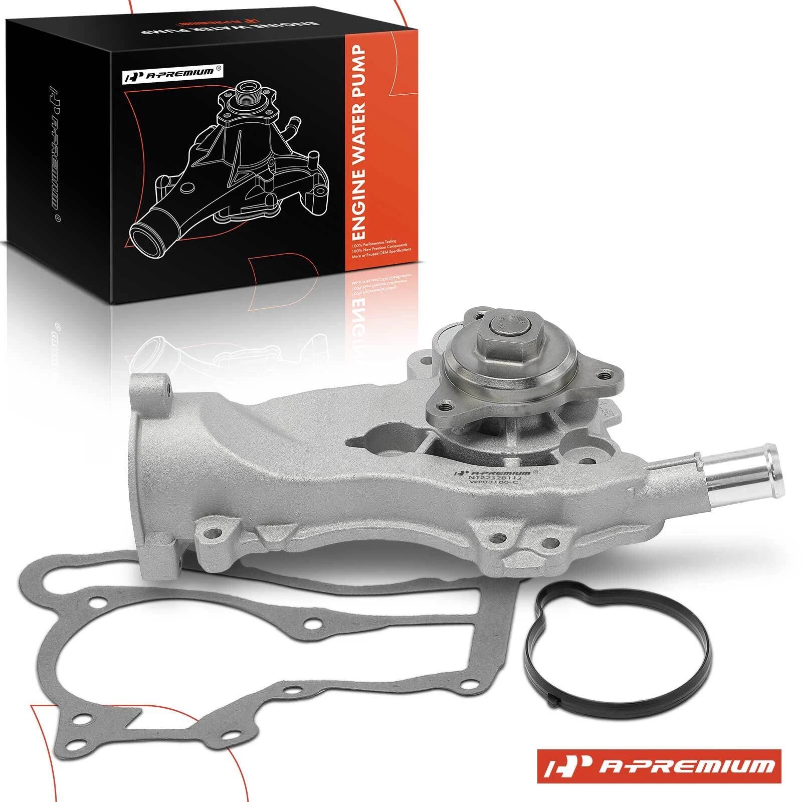Engine Water Pump with Gasket for Chevy Volt (2011–2015) Cadillac ELR (2014–2015)