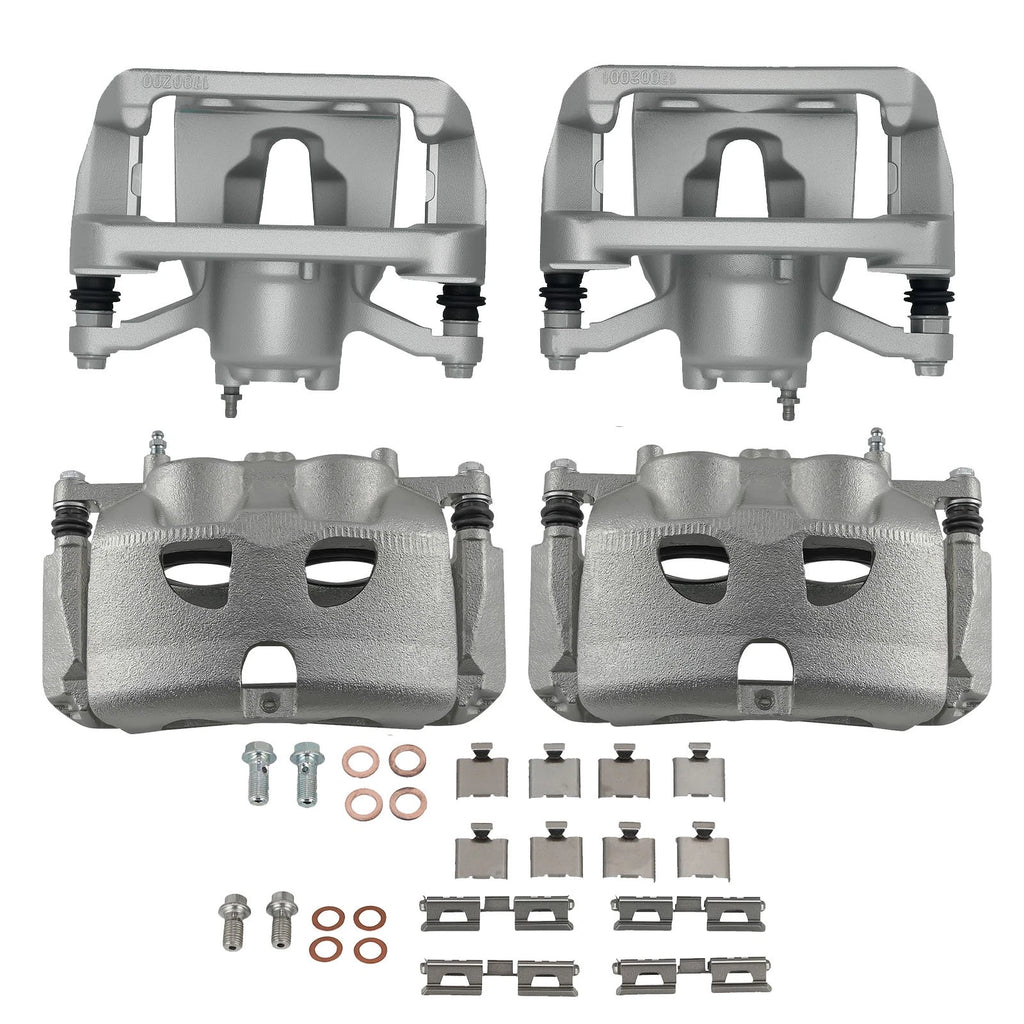 Set of 4 Brake Caliper Kit for Ford F-150 (2012-2016) with Hardware