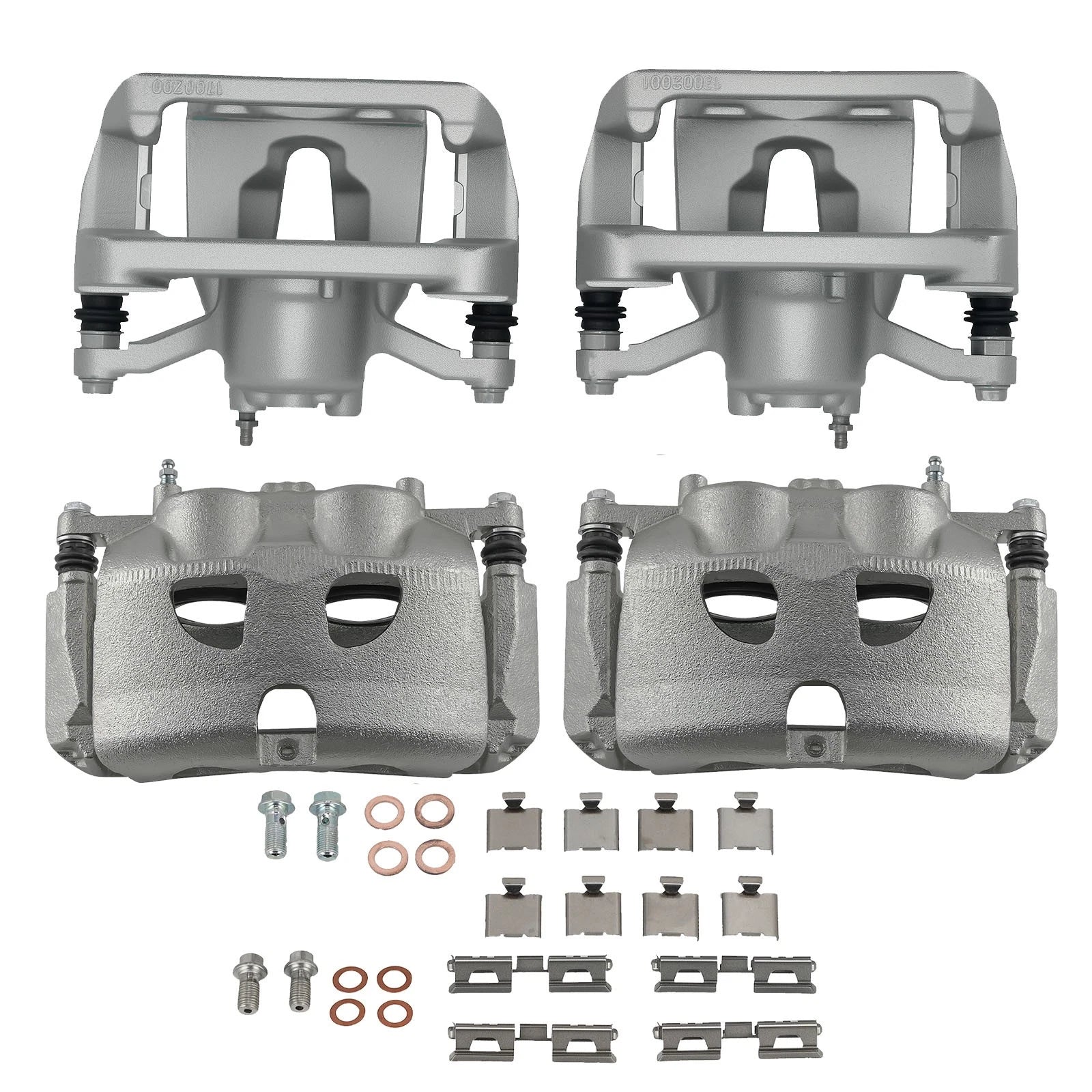 Set of 4 Brake Caliper Kit for Ford F-150 (2012-2016) with Hardware
