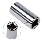 Socket to Hex Bit Converter Adapter for Manual and Power Tools (3/8, 1/2 Inch)