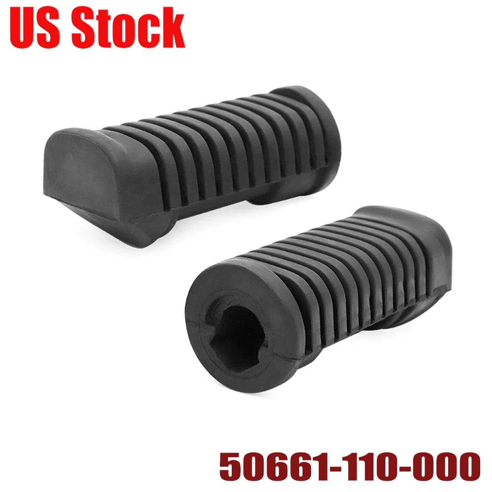 Rubber Foot Peg Set for Honda CT90 CL77 CB/CL100/125/175/350/450 (50661-110-000)