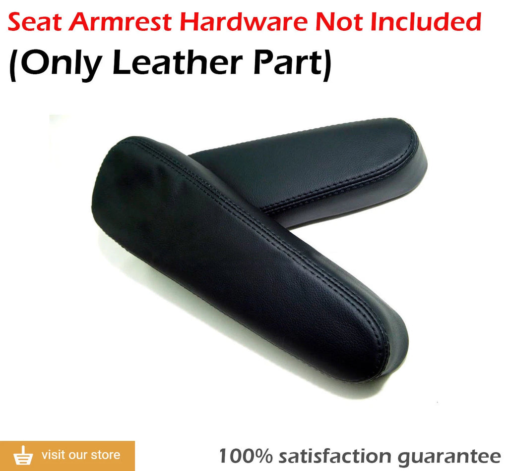 Front Seat Armrest Cover for Honda CR-V (2007–2009) Black Leather Synthetic