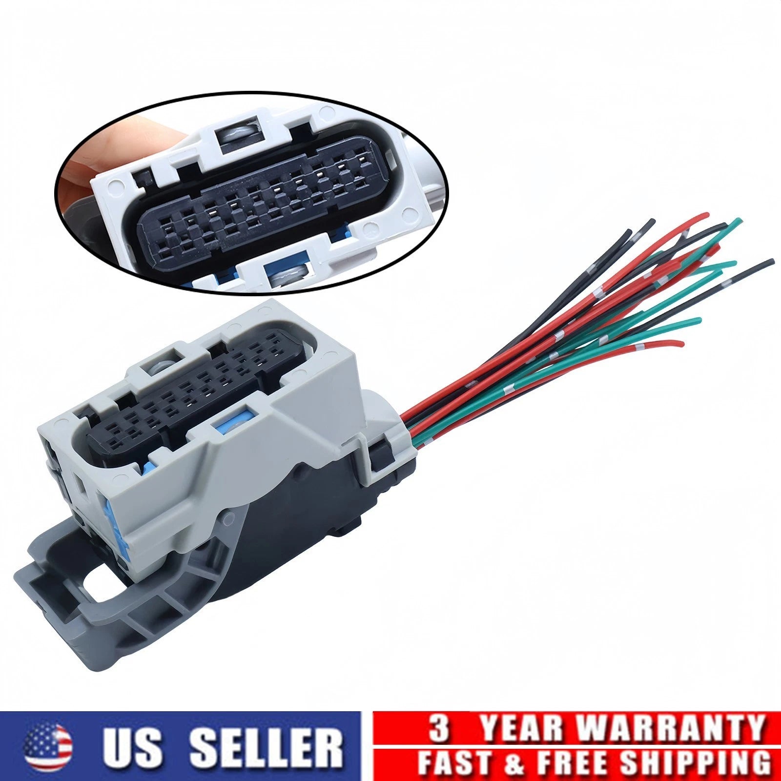 Plug Connector with Pigtail Wires for Lincoln MKT MKX MKS MKC (2010–2018) WPT-1203