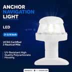 LED Bi-Color Bow & 360 All Round Anchor Navigation Light for Boat