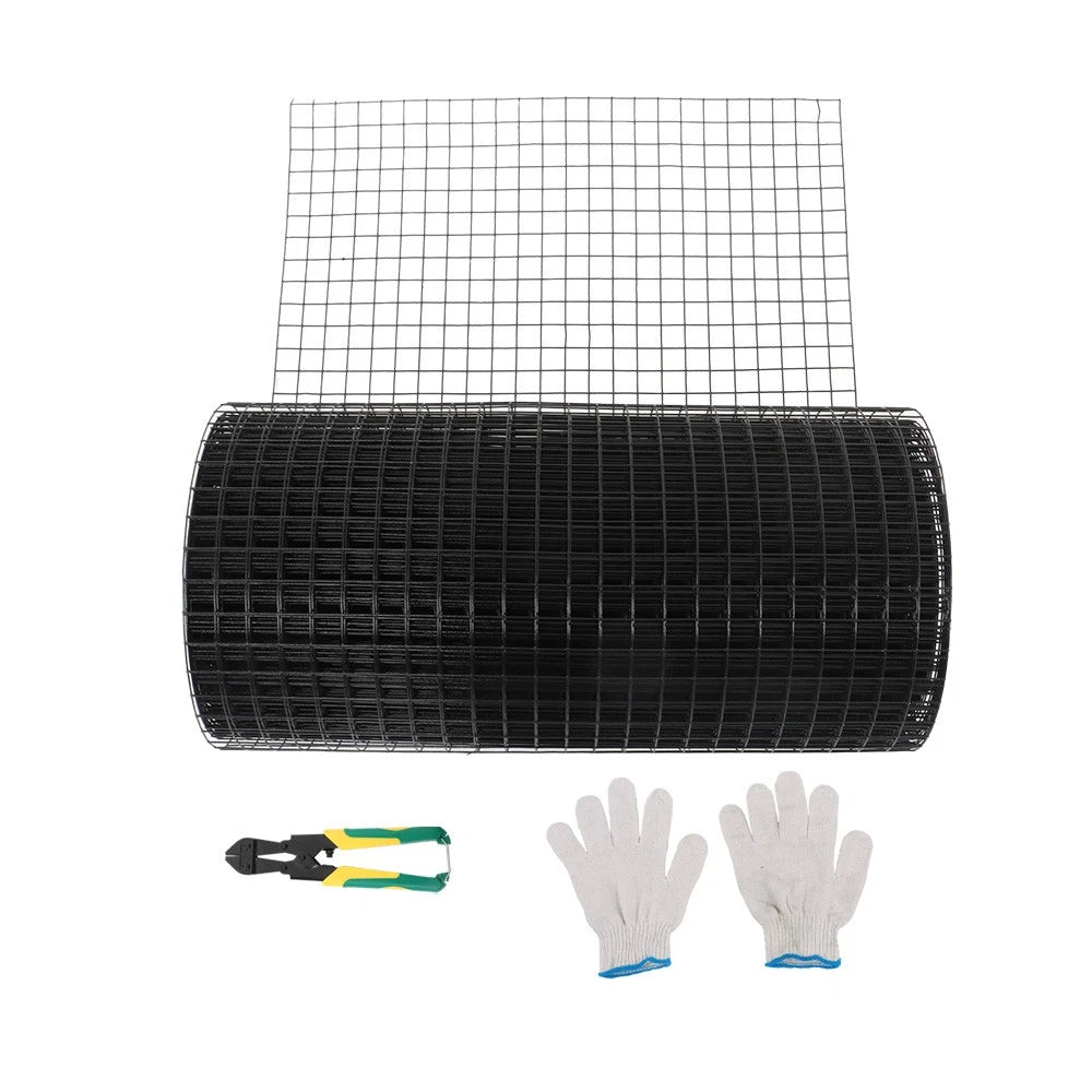 Vinyl Coated Welded Wire Fence for Chicken Rabbit Mesh (24"x100")