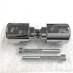 RR Logo Chrome Bar Ends for Honda CBR 250 (2011–2013) & Gold Wing GL 1800 (2001–2013)