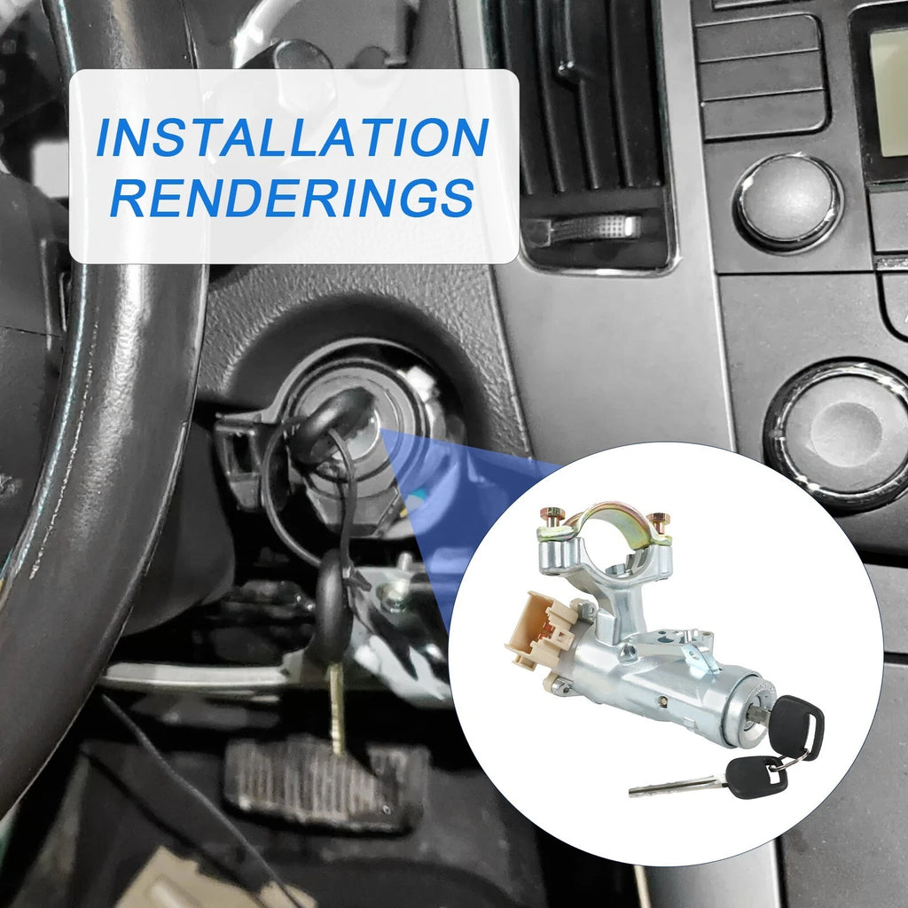 Ignition Switch Assembly with 2 Keys for Toyota Corolla (1998-2002) Rav4 (1998-2000)
