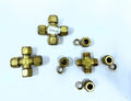 3X Swagelok B-810-4 Union Cross Fitting 1/2 in