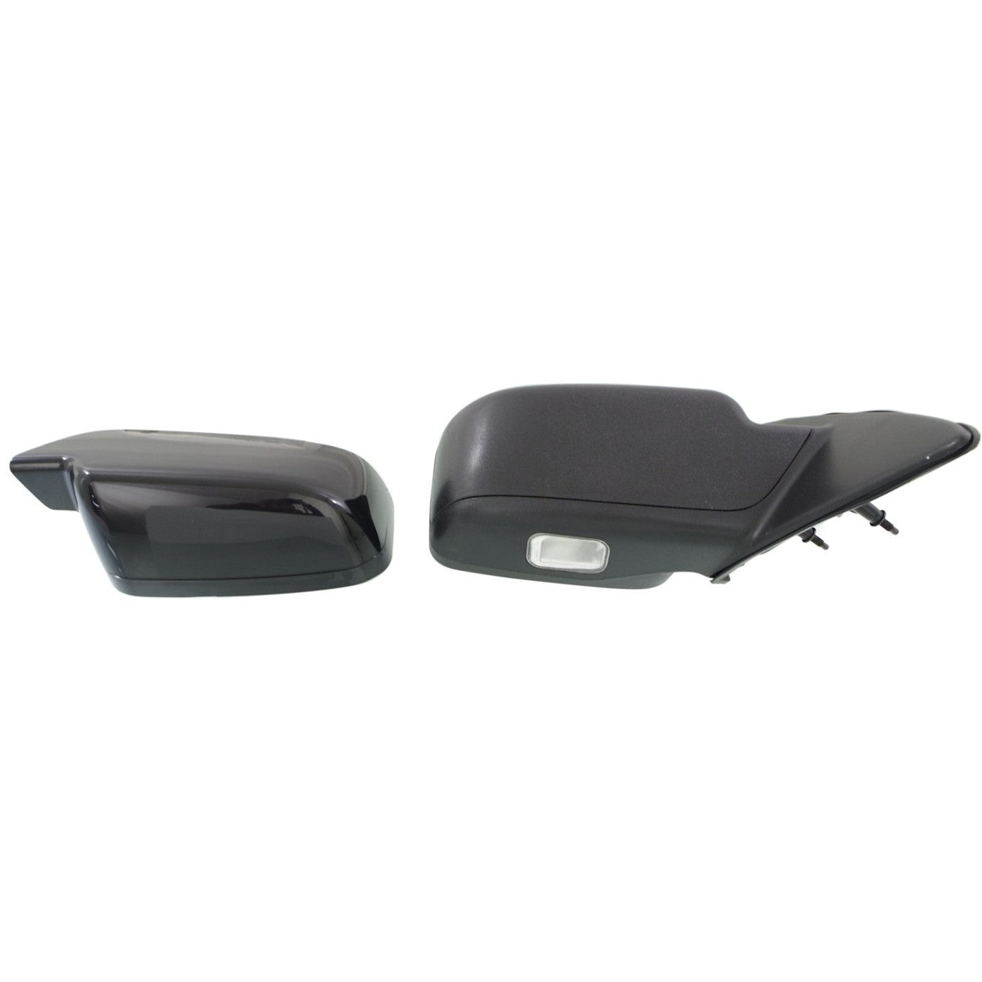 Set of 2 Heated Mirrors for Ford Fusion, Milan (2006–2012) with Puddle Lamp