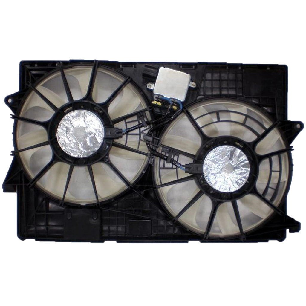 Replacement Dual Radiator/Condenser Fan Assembly For 2014-2018 Jeep Cherokee