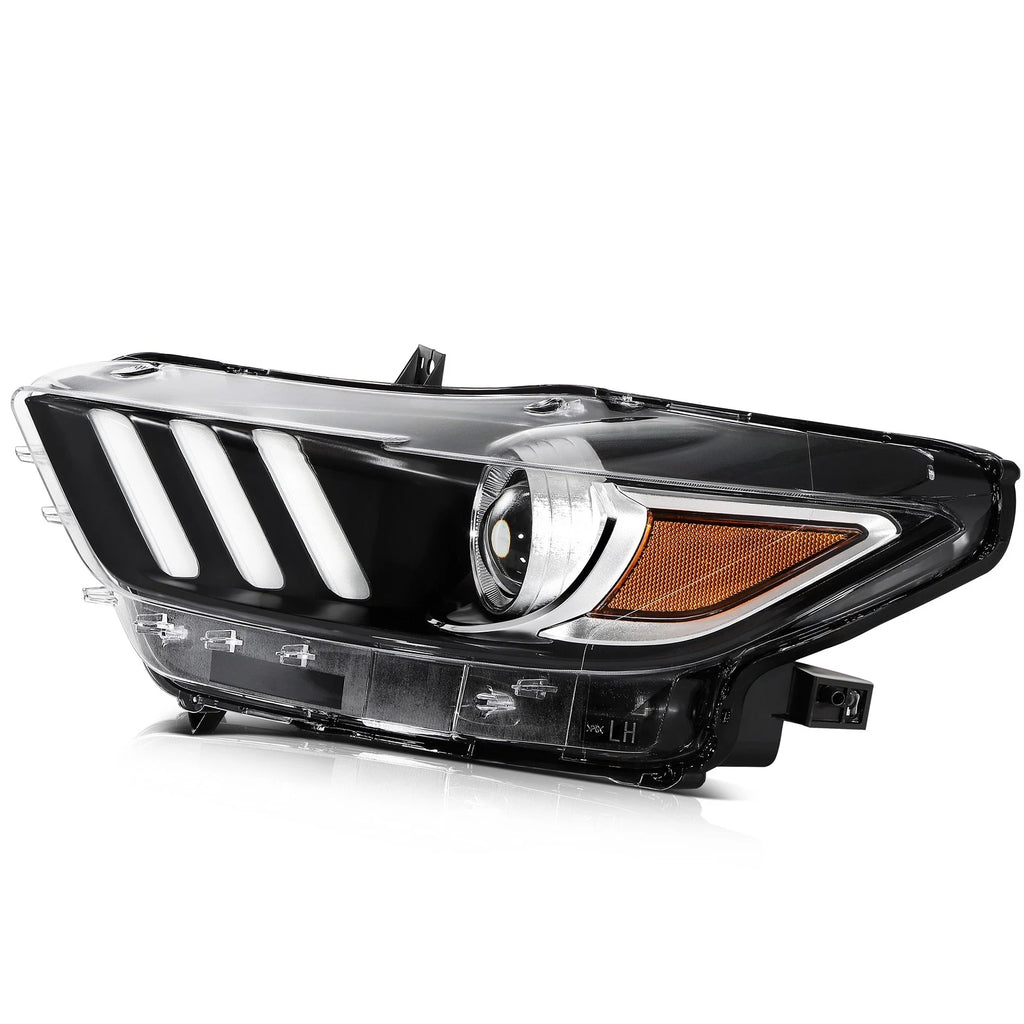 Clear Lens Headlights Assembly for Ford Mustang (2015-2017)