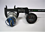 2X 2.35" Black Analog Marine Boat Engine Trim Gauges for Medallion 6-82