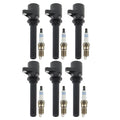 Set of 6 Ignition Coils & 6 Iridium Spark Plugs for Ford Mazda V6