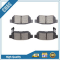 Set of 4 Rear Ceramic Brake Pads for Acura Integra, Honda Accord, Civic, CRX, Prelude