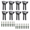 Set of 8 Ignition Coils & 16 NGK Iridium Spark Plugs for Dodge Durango (1500)