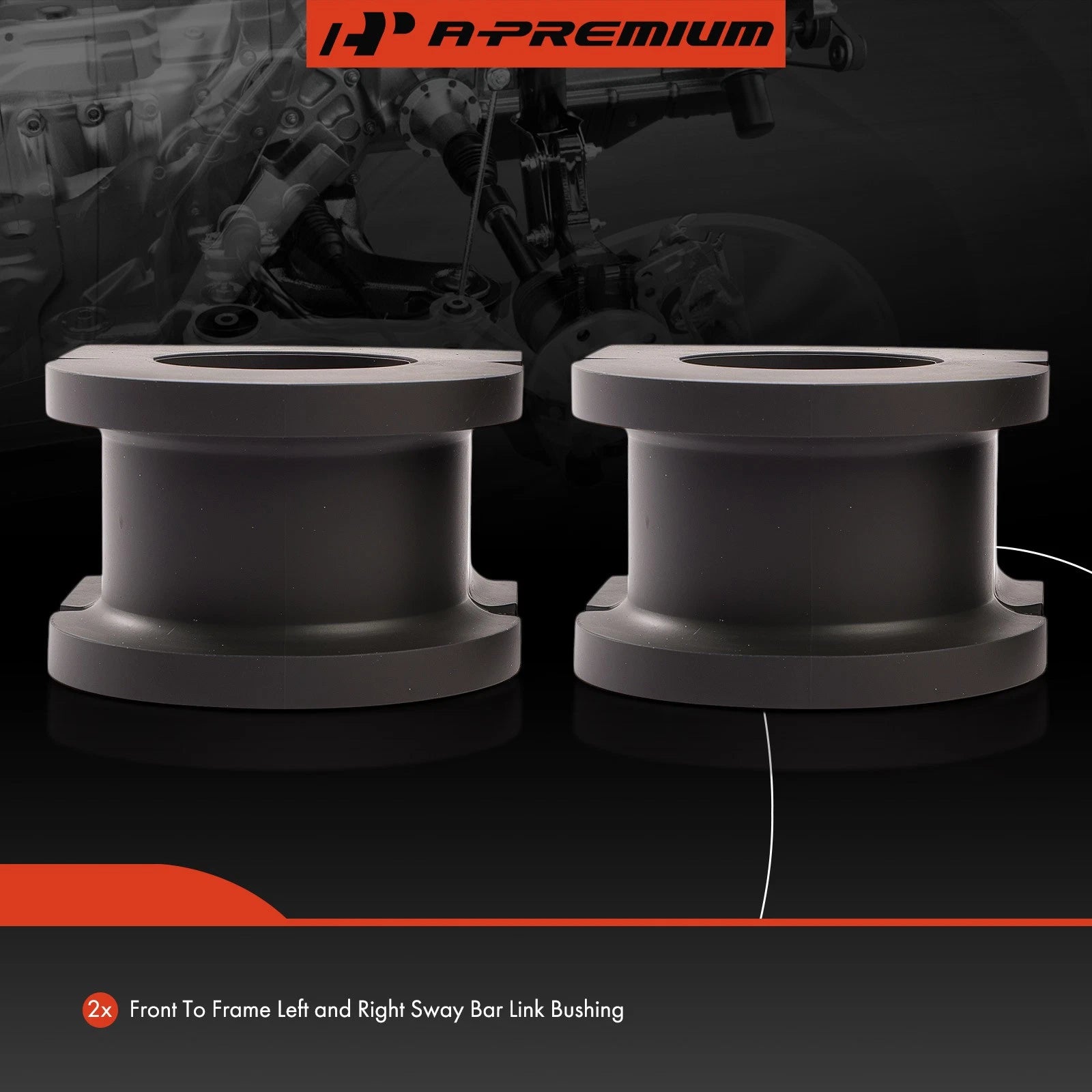 2X Front Sway Bar Bushing Kit for Chevy Silverado 1500 (2007-2018)