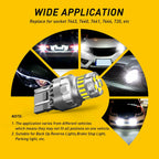 Set of 4 LED Back Up Reverse Light Bulbs for AUXITO 7443 7440 (YYYY–YYYY)