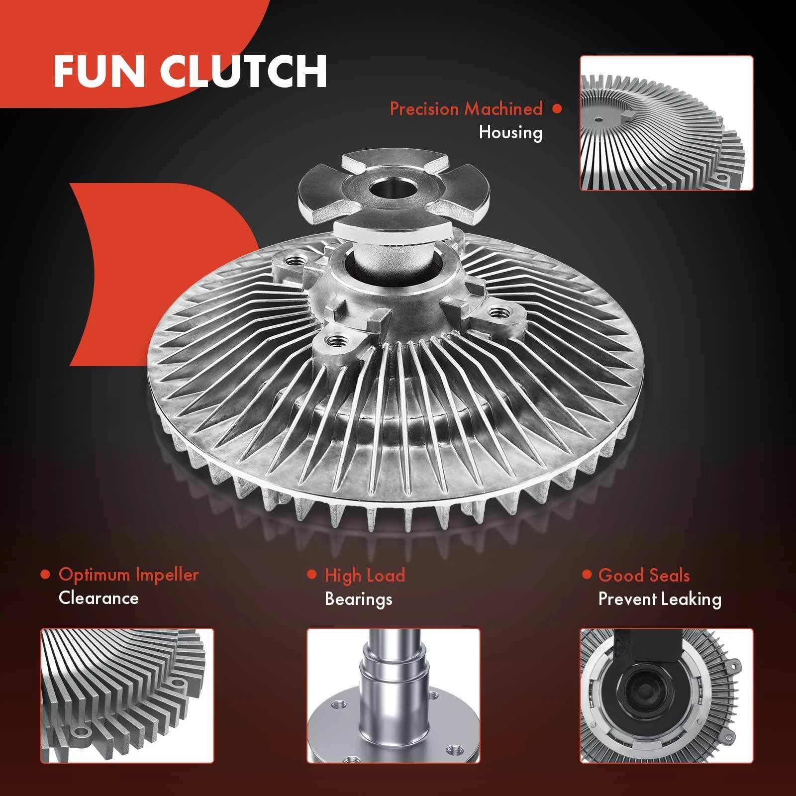 Radiator Fan Clutch for Jeep Cherokee Wrangler (1991–2000)