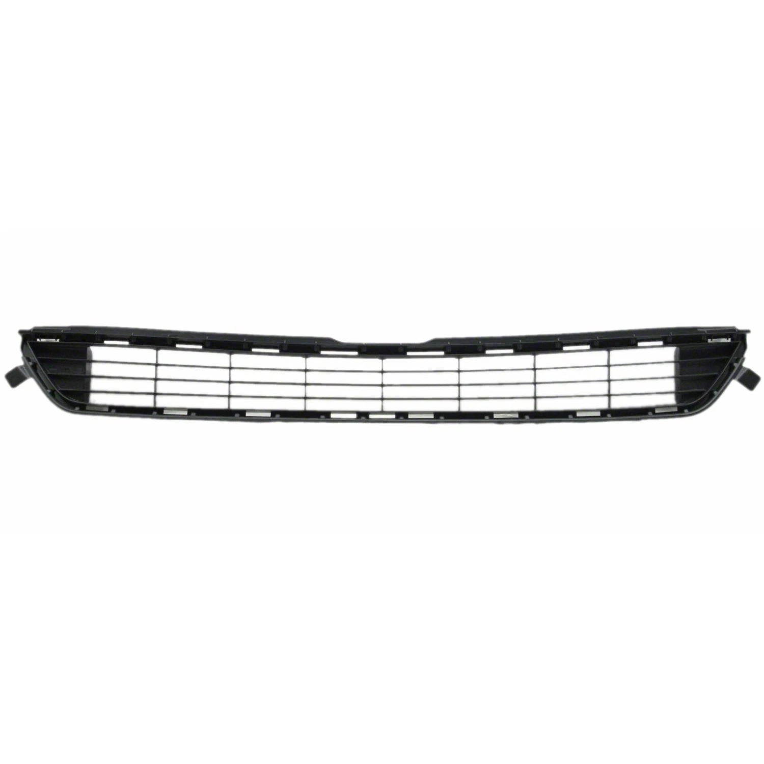Replacement Gray Matte Polypropylene Front Bumper Cover Grille