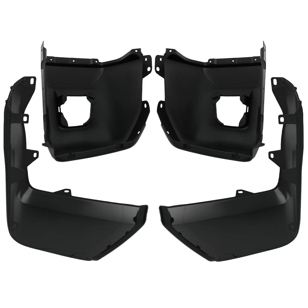 4X Black Bumper End for Toyota Tundra (2014–2021) TO1005182 TO1004182