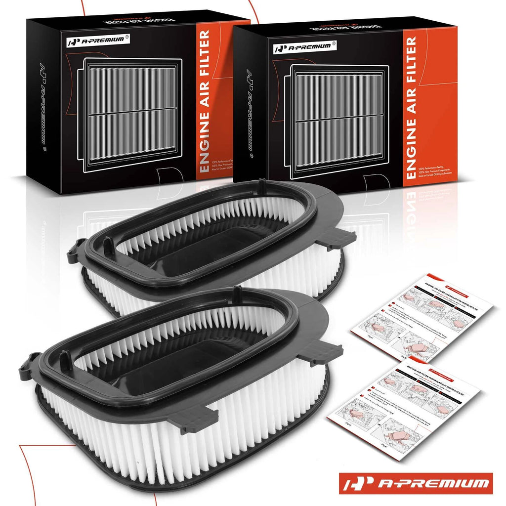 2X Engine Air Filter for BMW F25 X3 xDrive28d (2015–2017)