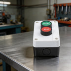 Start Stop Button Switch with IP65 Rubber Seal for Industrial Use