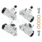 Set of 4 Front Brake Wheel Cylinders for Honda Fourtrax 300 4x4 (1988–2000)