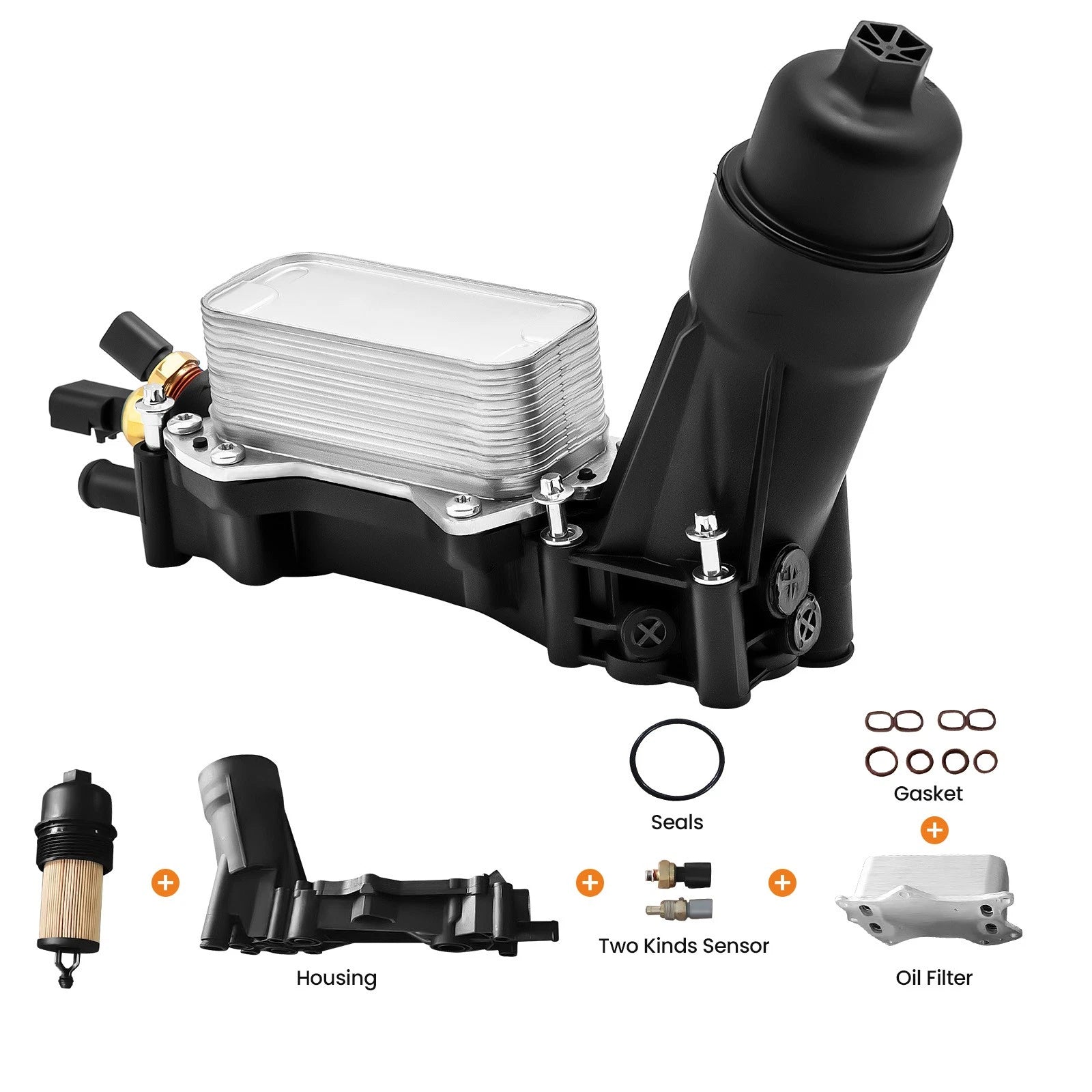 Engine Oil Filter Adapter Housing for Jeep Cherokee 3.6L V6 (2014–2017) 5184562AC